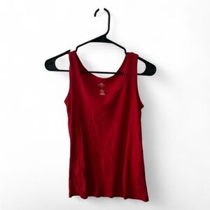 St. John's Bay Vibrant Red Tank Top